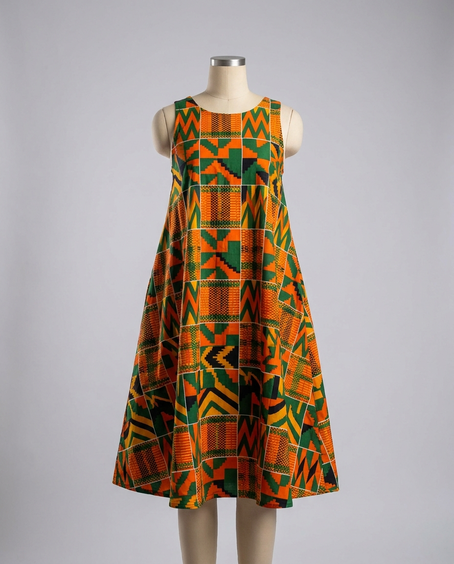 Ankara Print Dress